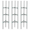 Outsunny 3 Pack Tomato Cage Set, Diy Tomato Plant Support, Dark Green