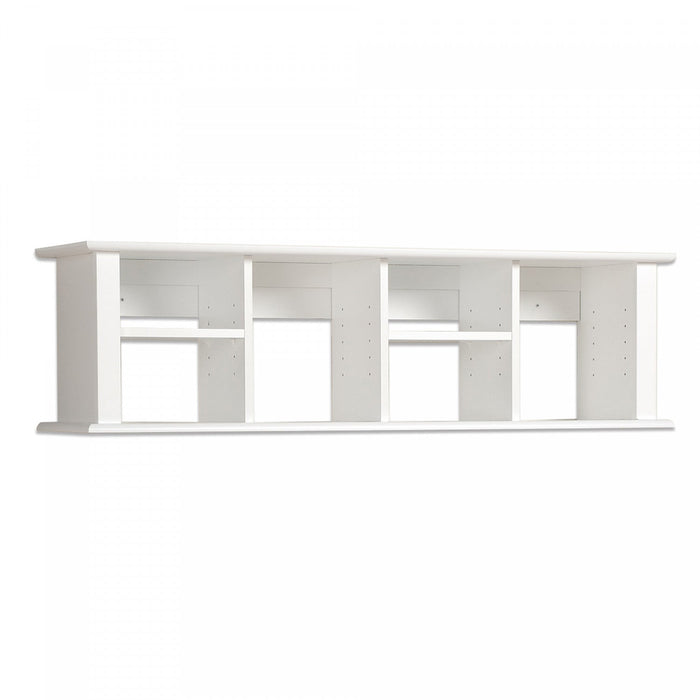Wall Mounted Desk Hutch - White