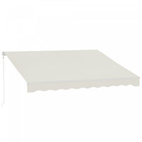 Outsunny 12' X 10' Electric Retractable Awning W/ Remote Controller, Cream