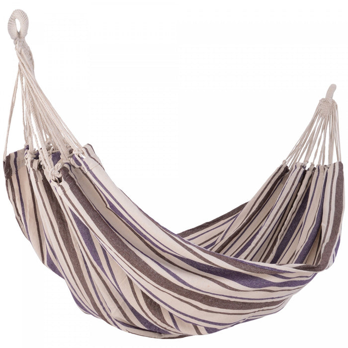 Outsunny 83\"x59\" Outdoor Hammock Bed Swing Chair, Patio Lounge Garden Camping Hiking Travel Hammock 