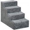 Pawhut Pet Steps Ladder For Cats And Dogs, Pet Stairs, Ladder For Climbing On Bed, Sofa With Removab