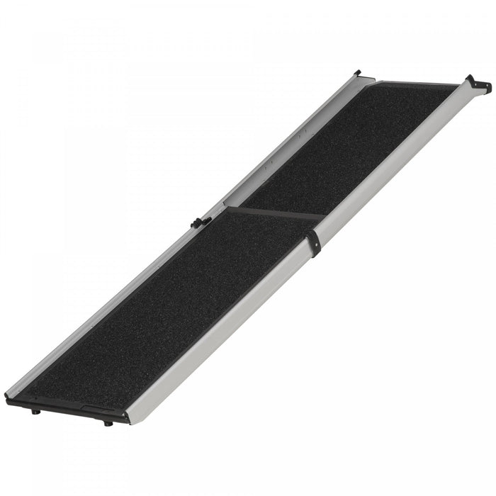 Pawhut 72-inch Portable Folding Dog Ramp For Cars, Trucks, Suvs, Non-slip Pet Ramp For Large Dogs, A