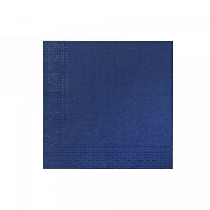 20 Pack Luncheon 3 Ply Napkin Blue - Set of 6