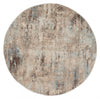 Malia Traditional 5'0\" x 5'0\" Area Rug in Blue Indoor Area Rug 