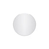 Lathe 24 Inch Frameless Round Mirror In Chrome 