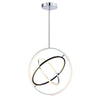Trilogy Collection 24\" Integrated LED Pendant - Polished Nickel