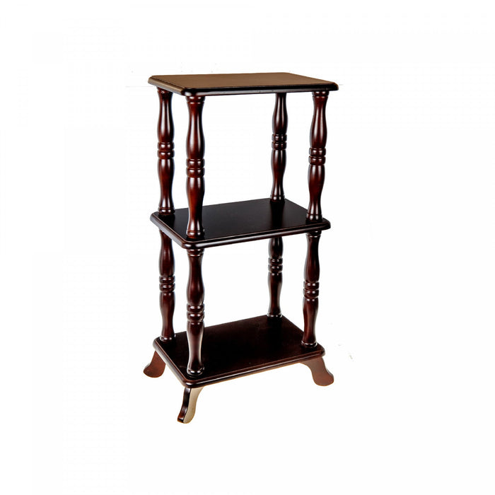 3 Tier Wooden Rectangular Shelf Shelves