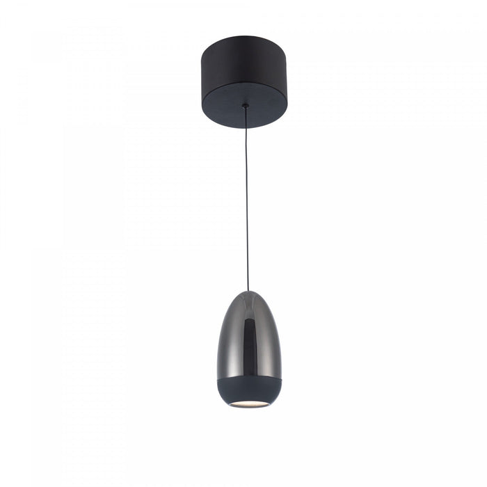 Royal Pearl Gun Metal Integrated LED Pendant