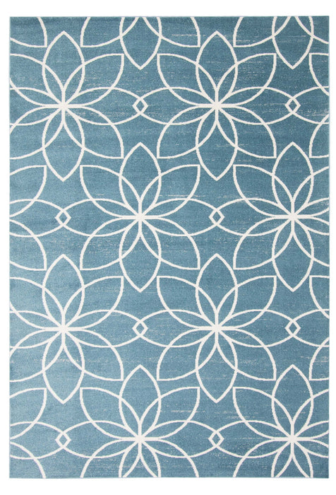 Terali Turquoise Machine Washable Area Rug - 3'0\" x 5'0\"