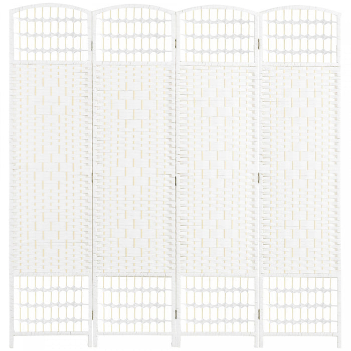 Homcom 4 Panel Folding Room Divider 5.6 Ft Privacy Screen Panel