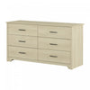 Fusion 6-drawer Dresser - Bleached Oak 