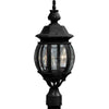 Classico 3-Light Black Lantern Post II 
