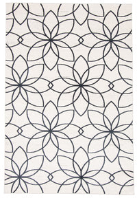 Terali Ivory Machine Washable Area Rug - 6'0