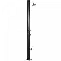 Outsunny 7.3ft 5.3 Gallon Solar Heated Shower W/ Foot Shower Temp Display