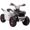 Aosom 6v Kids Atv Quad, Battery Powered Ride-On Electric Vehicle For Kids With Wear-resistant Wheels