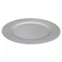Charger Plate Braids Silver 13