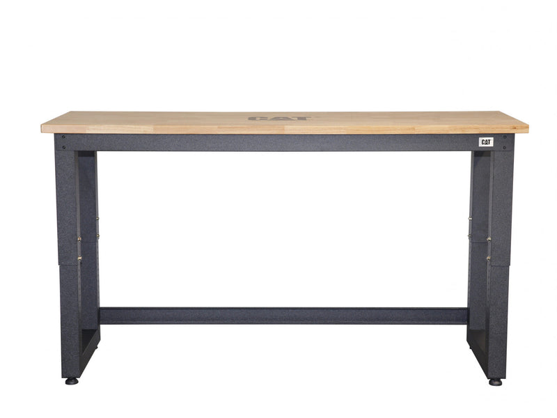 CAT® Ready To Assemble Garage Storage 72\" Solid Wood Workbench 