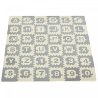 Qaba Kids Foam Puzzle Floor Tiles Baby Toddler Educational Play Mat 36 Pcs 12.5