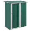 Outsunny 5 X 3ft Outdoor Storage Shed, Metal Garden Tool Shed With Sloped Roof, Lockable Door For To