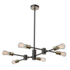 Tribeca 6-Light Black Chandelier 