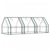Outsunny 9' X 3' X 3' Portable Tunnel Greenhouse With Zipper Doors Clear