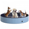 Pawhut Φ63\" Folding Dog Pool For Large Dogs, Portable Pet Kiddie Swimming Pool, Outdoor/indoor Puppy