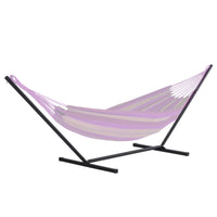 Outsunny 11.8'l Hammock Stand Extra Long Heavy Duty Straight Pole Day Bed Swing Metal Frame Simple S