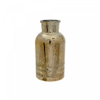 Speckled Gold Triple Vine Wreath Bottle Vase - Set of 3