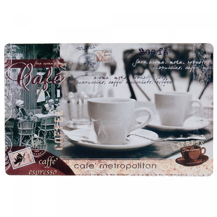 Plastic Placemat Coffee Break - Set of 12