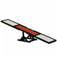 Pawhut Wood Pet Seesaw Platform Dog Agility Training Equipment Run Game Toy Weather Resistant Pet Supplies Black