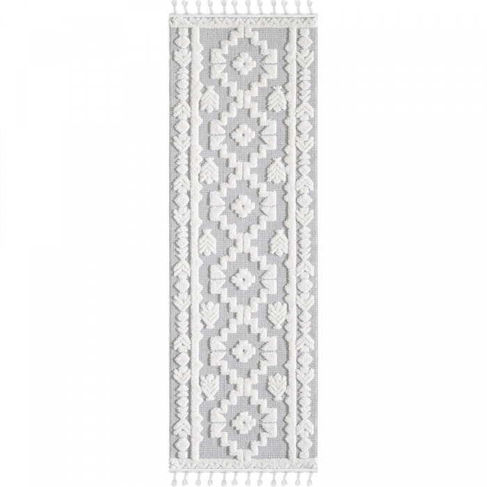 Quinto Tres Moroccan Shag Area Rug - 2'7\" x 8'