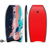 Costway 41" Lightweight Body Board With Eps Core Xpe Deck Hdpe Bottom Crescent Tail Multi-color