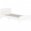 Qaba Toddler Bed Frame for Girls and Boys, Bedroom Furniture, White