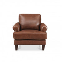 Hydeline Sarina Leather Chair - Brown 