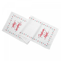 Holly Berries Border Table Runner Joyeux Noel