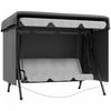 Outsunny 3-seater Patio Swing Cover, 85" X 61" X 59", Dark Grey