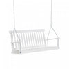 Outsunny 2-seater Porch Swing Outdoor Patio Swing Chair With Slatted Design