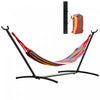 Outsunny Patio Hammock With Stand, Fabric Outdoor Hammock Bed With Stand, Free Standing Adjustable L