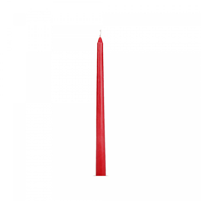 12\" Unscented Tapers Burgundy - Set of 12 Candle