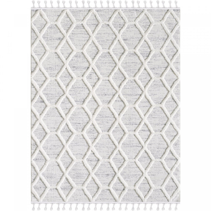 Quinto Nexus Shag Area Rug - 6'3\" x 9'