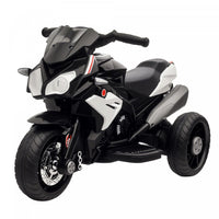 Qaba Kids Motorcycle, 6v Battery Powered Ride On Motorcycle With Music, Horn, Headlights, 3 Wheels Electric Bike For Kids, Gift For Boys & Girls, Black