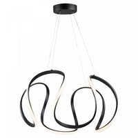 Mira 40 W LED Pendant Black 