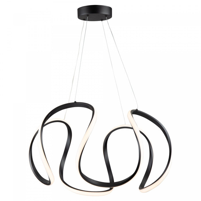 Mira 40 W LED Pendant Black 