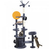 Pawhut 71\" Tall Cat Tree, Multi-level Cat Tower For Indoor Cats With Scratching Posts, Sisal Pad, Ca