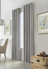 Rockhampton Silver Grommet Curtain Panel - 52\" X 95\"