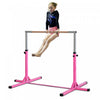 Soozier Professional Gymnastics Bar For Kids, Toddler Home Gymnastics Equipment With 13-level Adjust