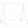 Outsunny Swing Stand, Metal Swing Frame, 528 Lbs Weight Capacity, White