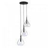 Conic 3-Light Black Pendant 