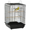 Pawhut 23\" Bird Cage Flight Parrot House Cockatiels Playpen With Open Play Top And Feeding Bowl Perc