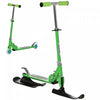 Qaba Snow Scooter, 2 In 1 Design Adjustable Height Scooter Snow Sled For Kids Aged Over 7 Years Old,